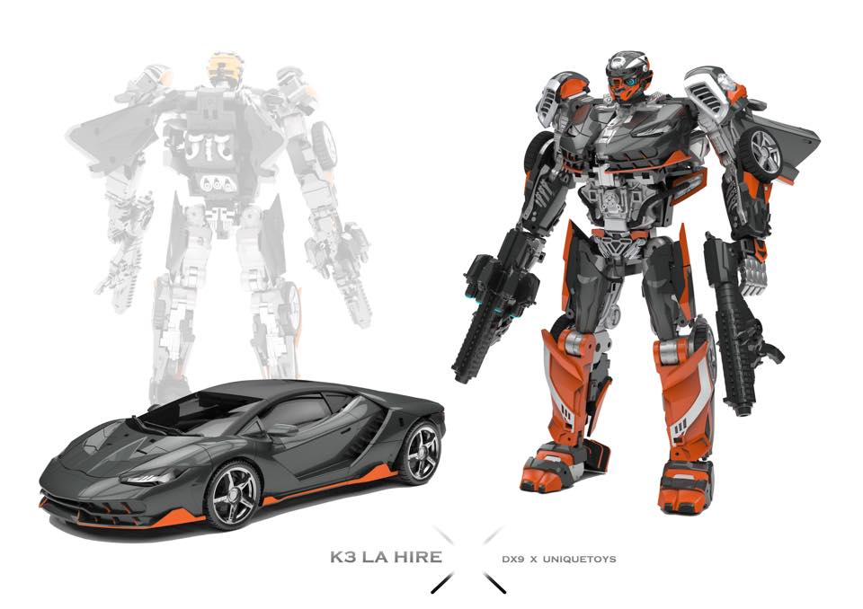DX9 LA HIRE 非正規トランスフォーマー ホットロッド似